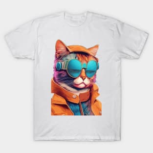 Pawsitively Purrfect - Meow-tastic Cat Puns Galore T-Shirt